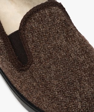 Chaussons homme dessus en tissu à chevrons vue6 - THERITEX - Nikesneakers