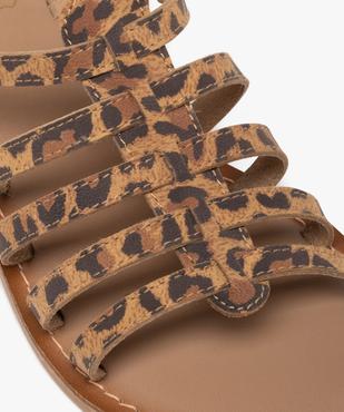 Sandales multibrides en cuir femme vue6 - TANEO GEMO FOR GOOD - GEMO