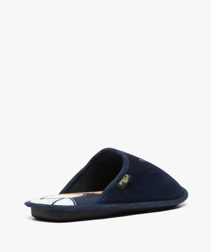 Chaussons homme forme mules à imprimé Simpsons vue4 - SIMPSONS - GEMO