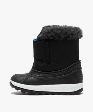 Après-skis bébé garçon à bride scratch vue3 - BOATILUS - GEMO