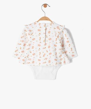 Body bébé fille à manches longues 2 en 1 vue5 - GEMO(BB COUCHE) - GEMO