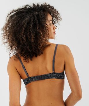Soutien-gorge corbeille à armatures et bonnets moulés en microfibre vue6 - GEMO 4G FEMME - GEMO