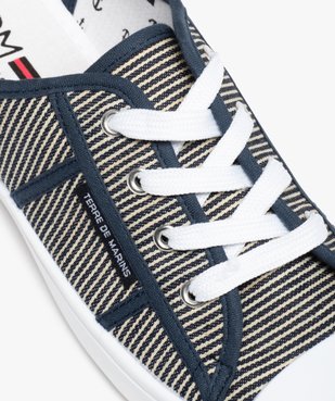 Baskets femme en toile à bout renforcé – Terre de Marins vue6 - TERRE DE MARINS - GEMO