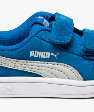 Basket bébé dessus cuir suédé à scratchs - Puma vue6 - PUMA - GEMO