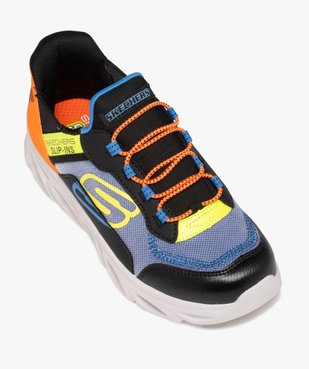 Baskets garçon running multicolores à enfiler - Skechers vue5 - SKECHERS - GEMO