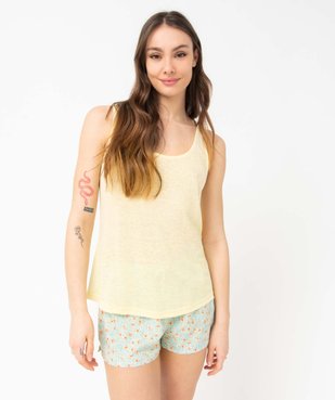 Short de pyjama femme ample et fluide à motifs vue5 - GEMO(HOMWR FEM) - GEMO