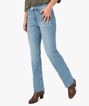 Jean femme coupe Bootcut taille haute vue1 - GEMO(FEMME PAP) - GEMO