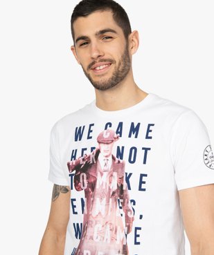 Tee-shirt homme avec motif XXL – Peaky Blinders vue2 - PEAKY BLINDERS - GEMO