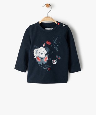 Tee-shirt bébé garçon avec motifs rock – LuluCastagnette vue1 - LULUCASTAGNETTE - GEMO
