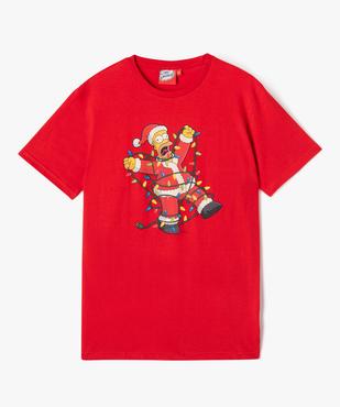 Tee-shirt de Noël imprimé garçon vue2 - SIMPSONS - GEMO