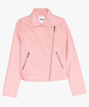 Blouson fille biker vue1 - GEMO (JUNIOR) - GEMO