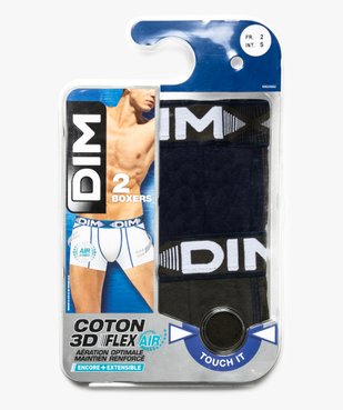 Boxers homme en coton DIM 3D FLEX AIR (lot de 2) vue1 - DIM - GEMO