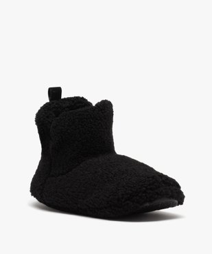 Chaussons homme boots unis en textile sherpa vue2 - GEMO(HOMWR HOM) - GEMO
