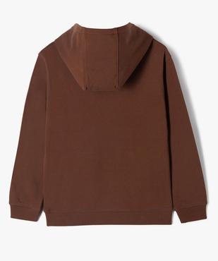 Sweat à capuche en molleton imprimé garçon vue4 - GEMO (JUNIOR) - GEMO
