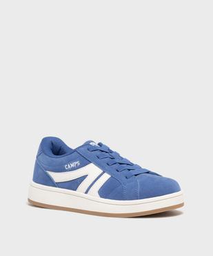 Baskets basses style skateshoes en suédine à lacets élastiques garçon - Camps United vue2 - CAMPS - GEMO