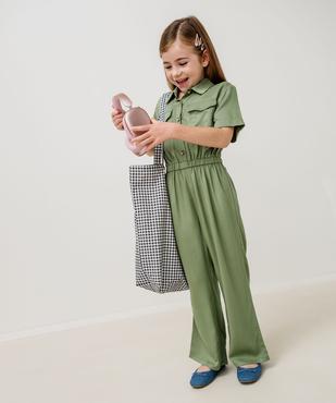 Combinaison pantalon à manches courtes fille vue4 - GEMO 4G FILLE - GEMO