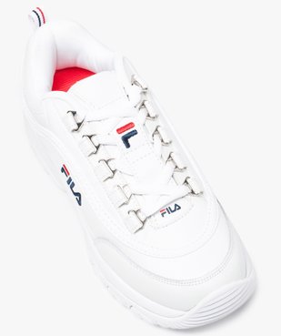 Baskets Dad shoes* femme à lacets et passants métallisés - Fila Strada Low vue5 - FILA - Nikesneakers