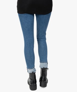 Jean grossesse coupe slim avec taille élastiquée vue3 - GEMO (MATER) - GEMO