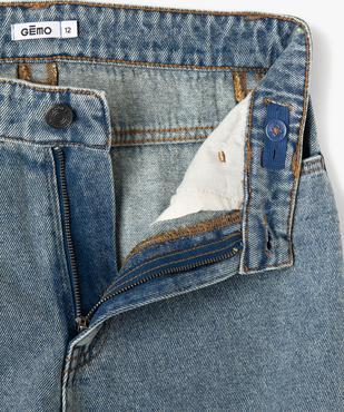 Jean large à surpiqûres garçon vue4 - GEMO (JUNIOR) - GEMO