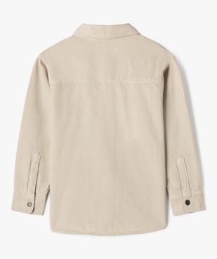 Chemise en jean manches longues garçon vue3 - GEMO (ENFANT) - GEMO