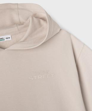 Sweat à manches courtes et capuche garçon vue3 - GEMO 4G GARCON - GEMO