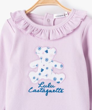 Pyjama bébé fille 2 pièces - LuluCastagnette  vue2 - LULUCASTAGNETTE - GEMO