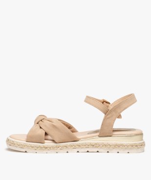 Sandales femme plates à brides drapées – Tom Tailor vue3 - TOM TAILOR - GEMO