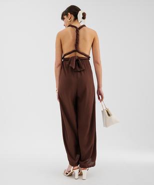 Combinaison pantalon multi-look en viscose femme vue6 - GEMO(FEMME PAP) - GEMO