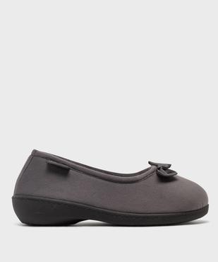 Chaussons ballerines à talon compensé femme - Isotoner vue1 - ISOTONER - GEMO