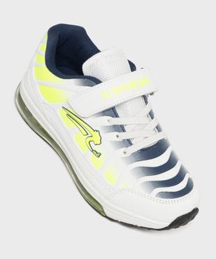 Baskets à scratch avec tige colorée garçon - Airness vue5 - AIRNESS - GEMO