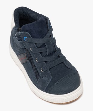 Baskets montantes en cuir petit garçon vue5 - BUGGY GEMO FOR GOOD - GEMO