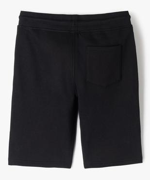 Bermuda en maille molletonnée avec ceinture ajustable garçon vue3 - GEMO 4G GARCON - GEMO