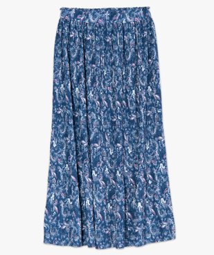 Jupe femme longue plissée à motifs vue4 - GEMO(FEMME PAP) - GEMO