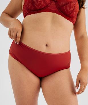 Shorty en microfibre et dentelle femme grande taille (lot de 2) vue1 - GEMO(HOMWR FEM) - GEMO