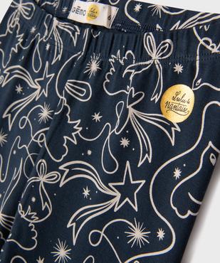 Legging en coton stretch imprimé fille - Gémo X Lulu la Nantaise vue2 - GEMO 4G FILLE - GEMO