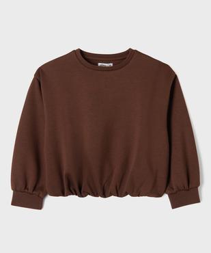 Sweat ample resserré à la base fille vue2 - GEMO (ENFANT) - GEMO