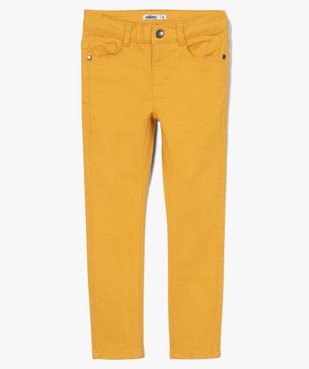 Pantalon garçon coupe skinny en toile extensible vue1 - GEMO (ENFANT) - GEMO