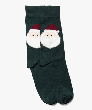 Chaussettes avec motif Père Noël homme vue2 - GEMO(HOMWR HOM) - GEMO