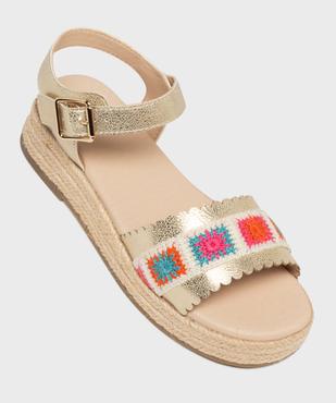 Sandales compensées à semelle de corde fille vue5 - LOVELY WINGS - GEMO