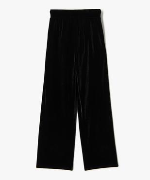 Pantalon ample fluide en velours fille vue4 - GEMO (JUNIOR) - GEMO