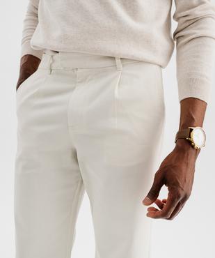 Pantalon chino coupe large homme vue6 - GEMO 4G HOMME - GEMO