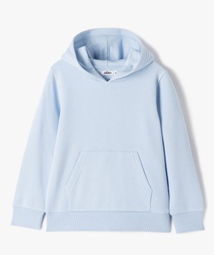 Sweat garçon à capuche intérieur molletonné vue1 - GEMO (ENFANT) - GEMO