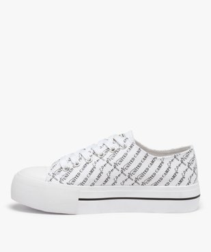 Baskets femme en toile et semelle épaisse– Camps United vue3 - CAMPS UNITED - GEMO