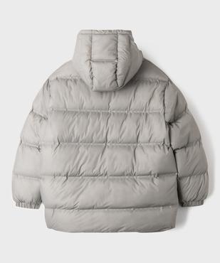 Doudoune à capuche en matière déperlante épaisse et doublée polaire garçon vue5 - GEMO (JUNIOR) - GEMO