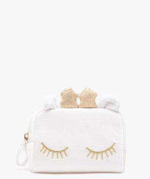 Trousse maquillage en velours Noël femme vue1 - GEMO (ACCESS) - GEMO