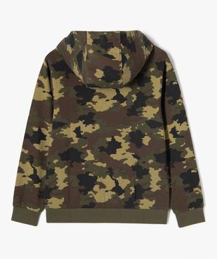 Sweat à capuche imprimé garçon vue4 - GEMO (JUNIOR) - GEMO