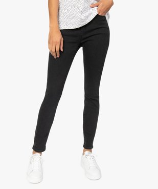 Jean femme coupe slim taille haute vue1 - GEMO(FEMME PAP) - GEMO