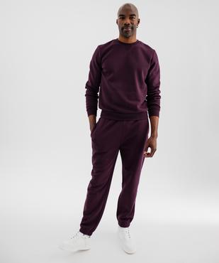 Sweat avec intérieur molletonné homme vue4 - GEMO 4G HOMME - GEMO