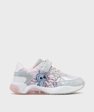 Baskets à scratch et semelle lumineuse Stitch fille - Disney vue1 - LILO & STITCH - GEMO