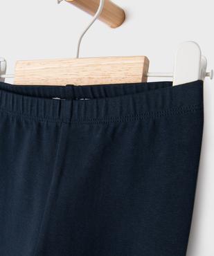 Legging uni en maille résistante bébé fille vue3 - GEMO(BEBE DEBT) - GEMO